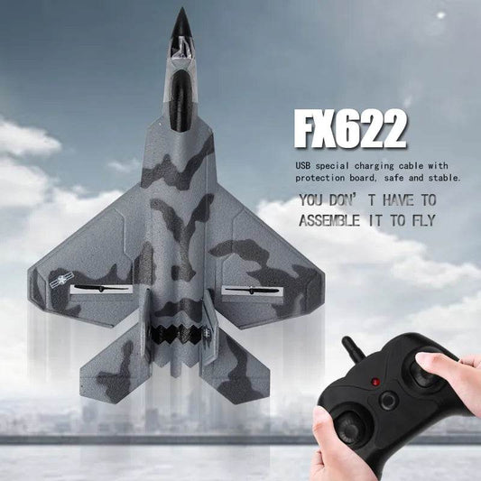 RC F22 Glider RC Drone - Foam Airplane with 2.4G Control for Thrilling Flights - ToylandEU