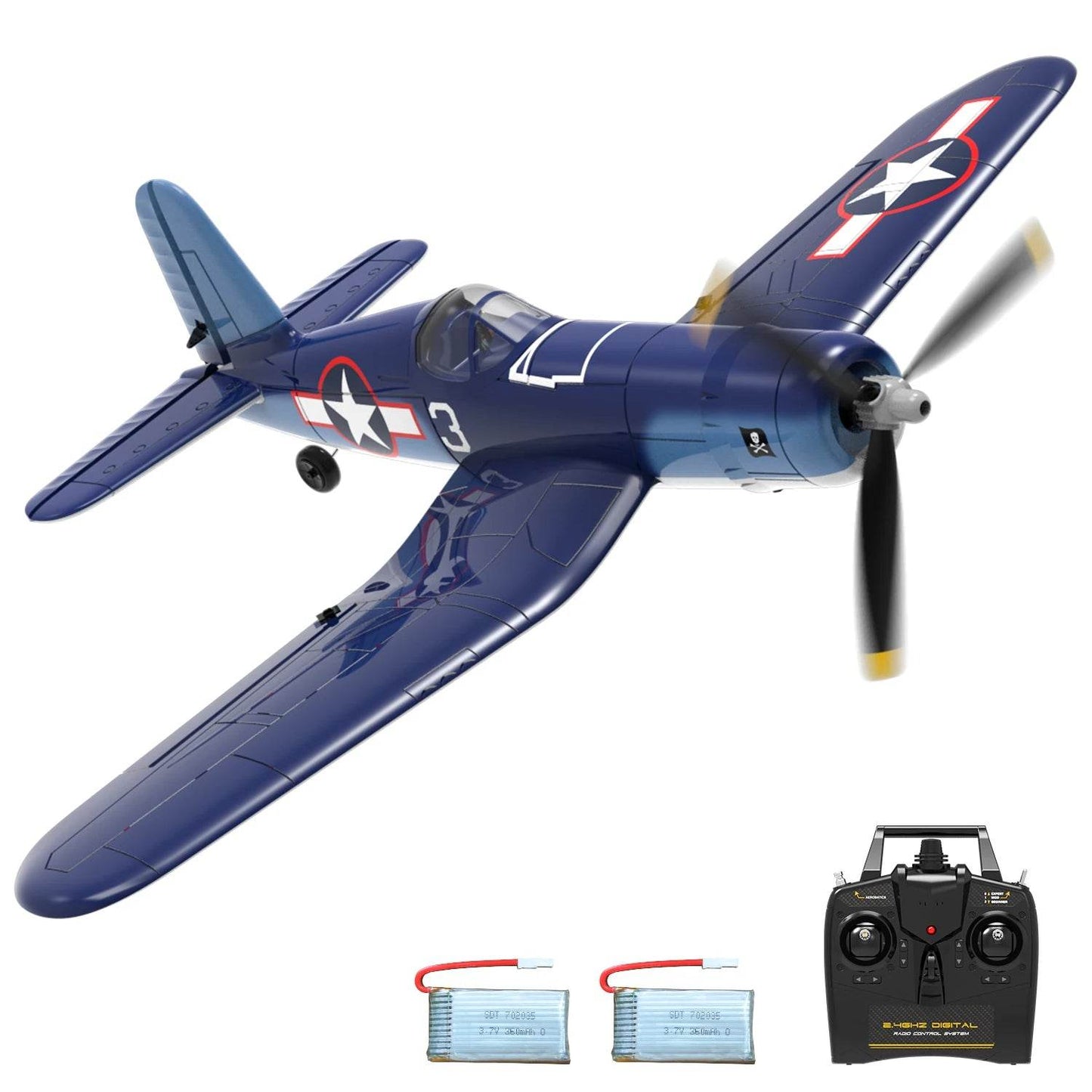 RC F4U Corsair RC Plane - High-Flying Fun for Kids & Aviation Enthusiasts - ToylandEU