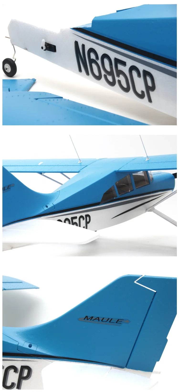 RC FMS 1500mm Maule Large-Scale Electric Remote Control Aircraft Model - Beginner-Friendly Fixed-Wing Drone - ToylandEU