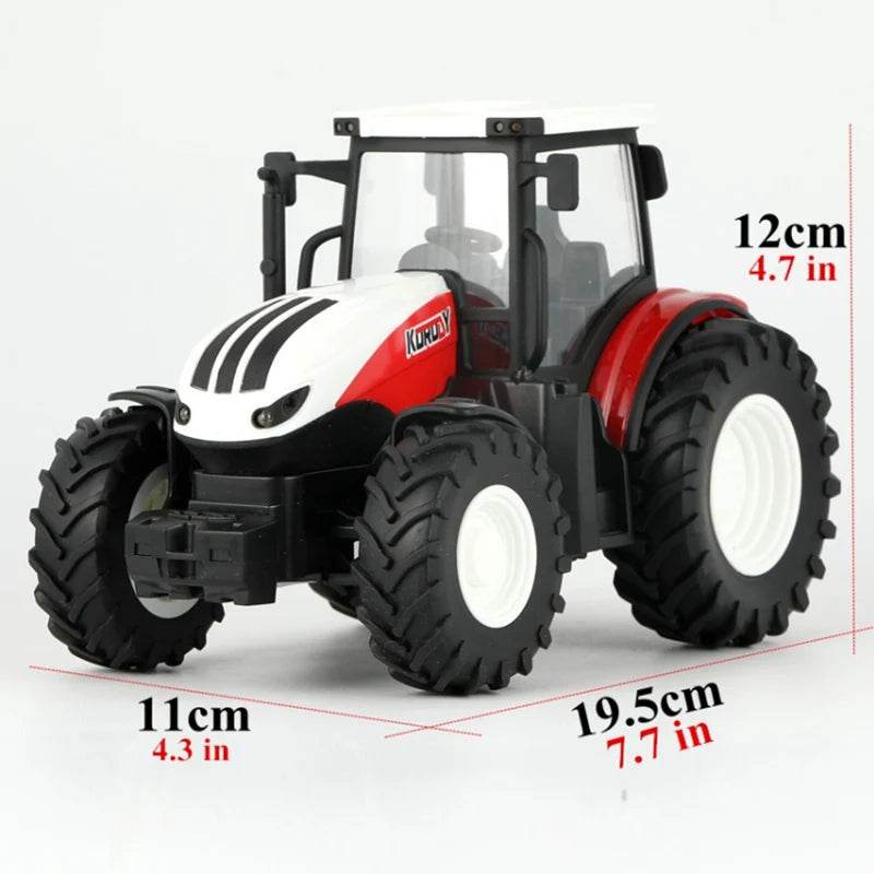 RC Farm King - 1/24 Scale Adventure-Ready RC Tractor with High-Grip Tires - ToylandEU