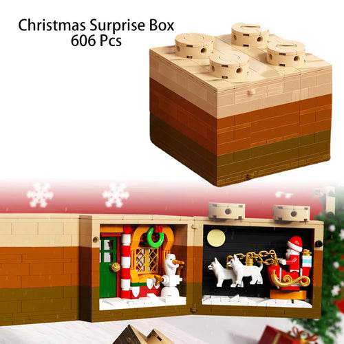 RC Festive RC Rail Car Building Blocks - High-Tech Christmas Toy Set - ToylandEU