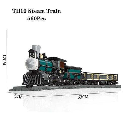 RC Festive RC Rail Car Building Blocks - High-Tech Christmas Toy Set - ToylandEU