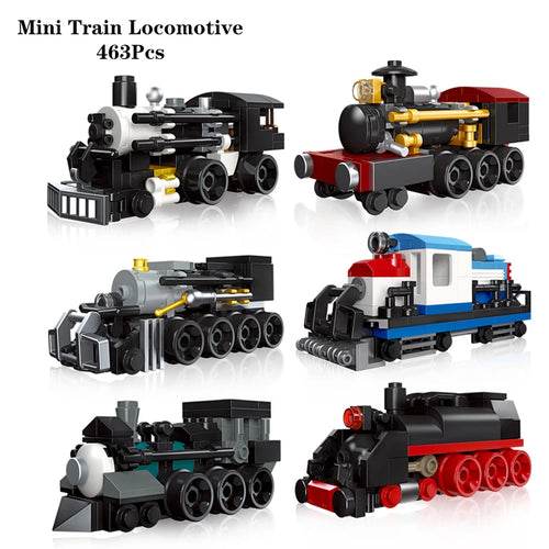RC Festive RC Rail Car Building Blocks - High-Tech Christmas Toy Set - ToylandEU