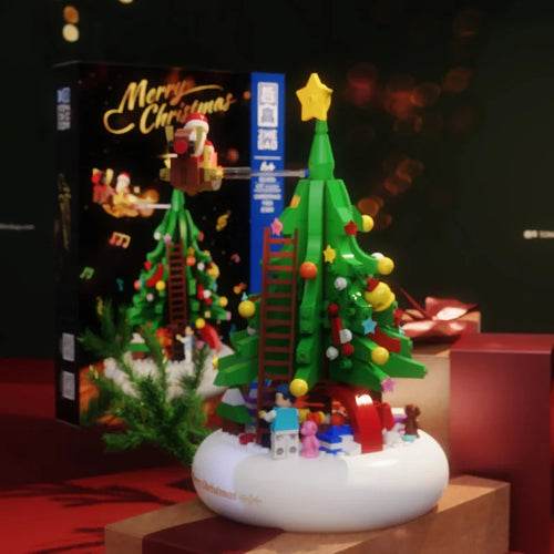 RC Festive RC Rail Car Building Blocks - High-Tech Christmas Toy Set - ToylandEU