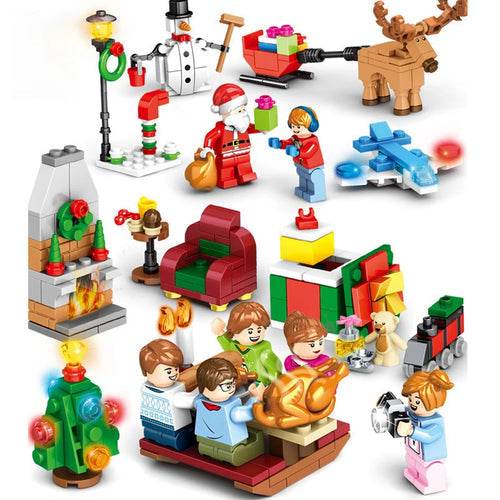 RC Festive RC Rail Car Building Blocks - High-Tech Christmas Toy Set - ToylandEU