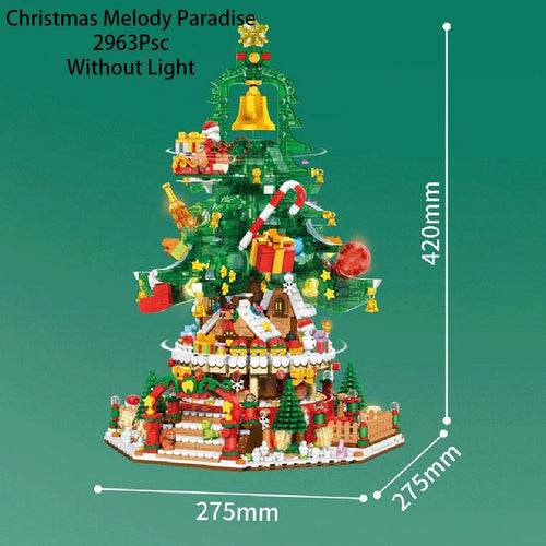 RC Festive RC Rail Car Building Blocks - High-Tech Christmas Toy Set - ToylandEU