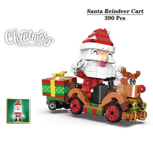 RC Festive RC Rail Car Building Blocks - High-Tech Christmas Toy Set - ToylandEU
