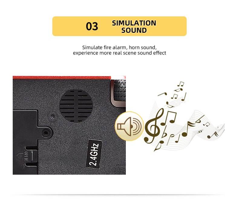 RC Firefighter RC Truck - 1:18 Scale, 2.4G Remote Control Rescue Vehicle - ToylandEU