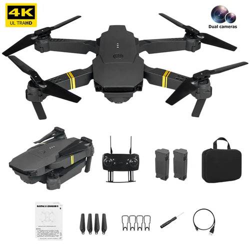 RC Foldable E58 RC Drone with WiFi FPV, Altitude Hold & HD Camera Options - ToylandEU