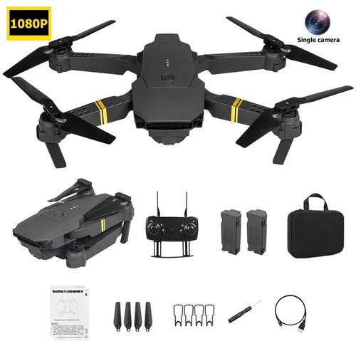 RC Foldable E58 RC Drone with WiFi FPV, Altitude Hold & HD Camera Options - ToylandEU