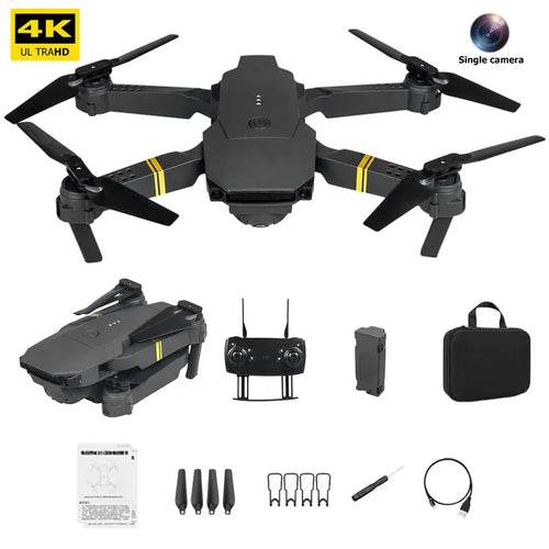 RC Foldable E58 RC Drone with WiFi FPV, Altitude Hold & HD Camera Options - ToylandEU