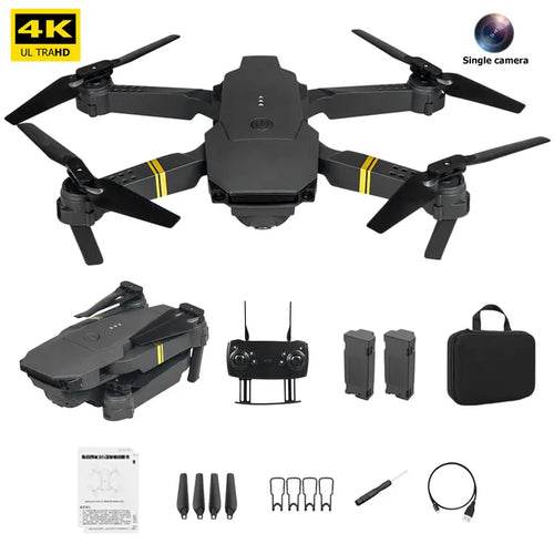RC Foldable E58 RC Drone with WiFi FPV, Altitude Hold & HD Camera Options - ToylandEU