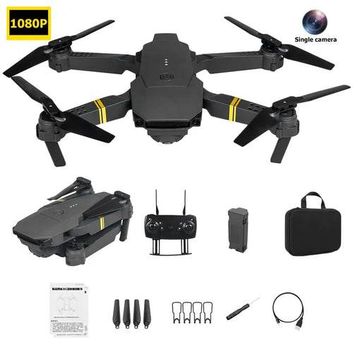 RC Foldable E58 RC Drone with WiFi FPV, Altitude Hold & HD Camera Options - ToylandEU