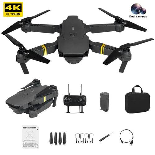 RC Foldable E58 RC Drone with WiFi FPV, Altitude Hold & HD Camera Options - ToylandEU