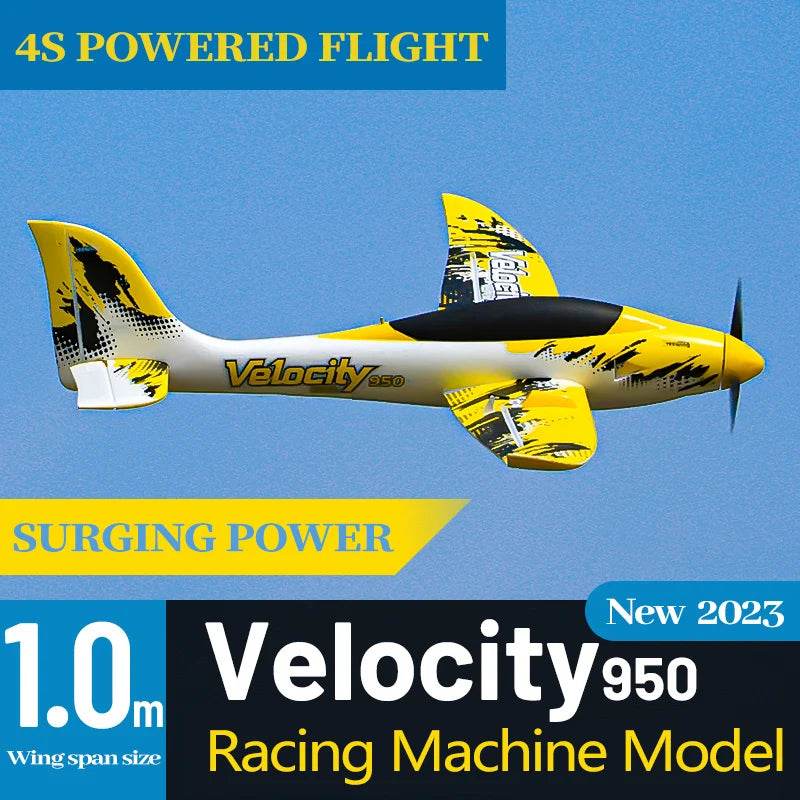 RC Freewing Velocity Patrol Racing RC Airplane - Fixed Wing Model with 6 Channels - ToylandEU