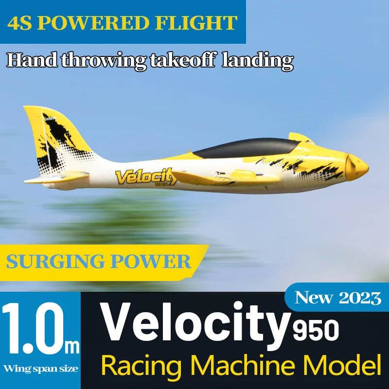 RC Freewing Velocity Patrol Racing RC Airplane - Fixed Wing Model with 6 Channels - ToylandEU