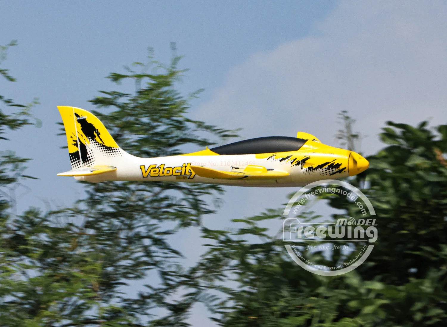 RC Freewing Velocity Patrol Racing RC Airplane - Fixed Wing Model with 6 Channels - ToylandEU