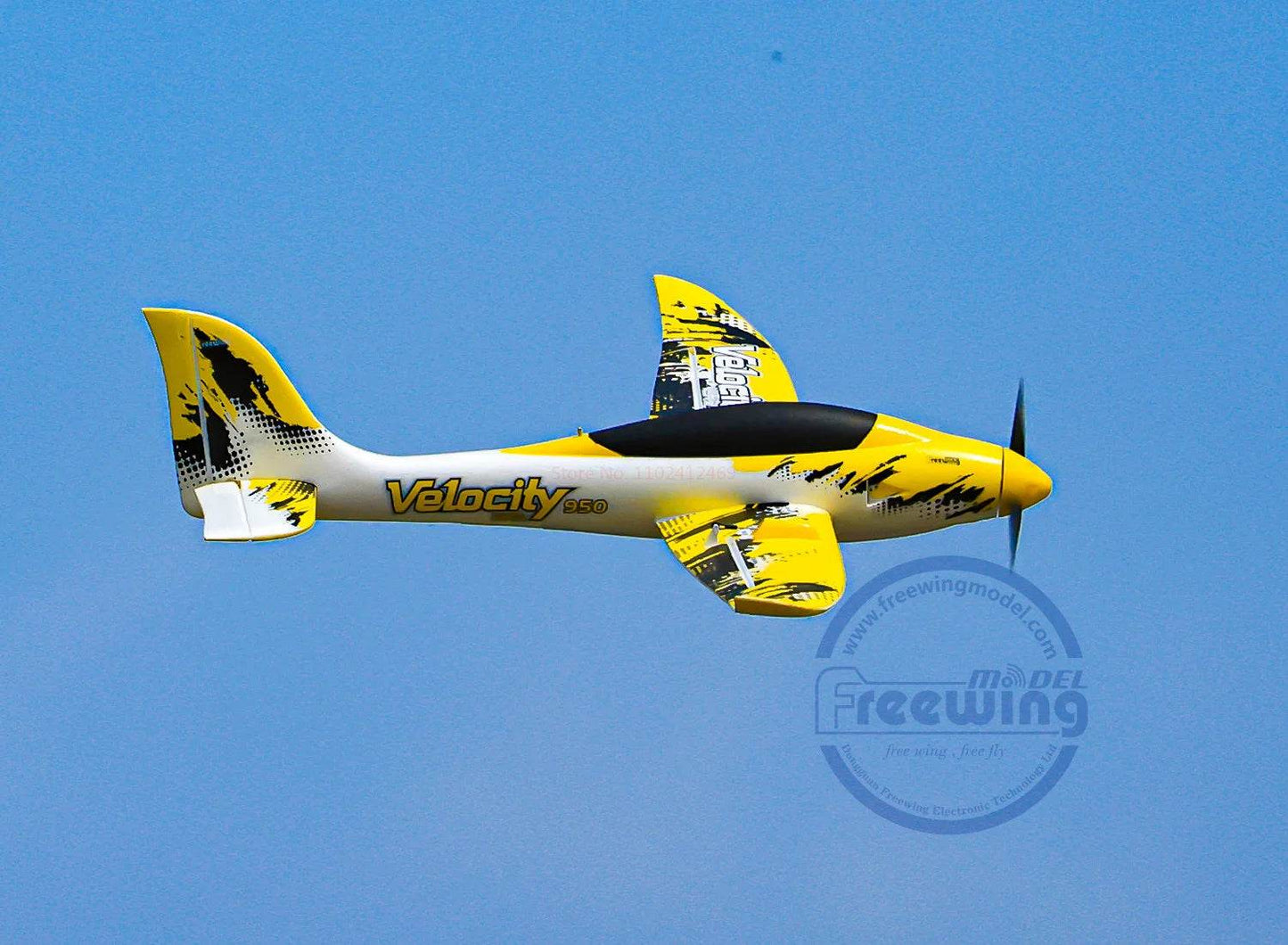 RC Freewing Velocity Patrol Racing RC Airplane - Fixed Wing Model with 6 Channels - ToylandEU