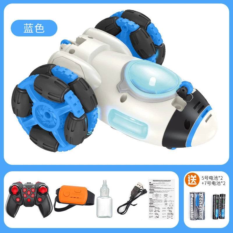 RC Gesture-Controlled Stunt RC Car with Lights and Spray Effects - ToylandEU