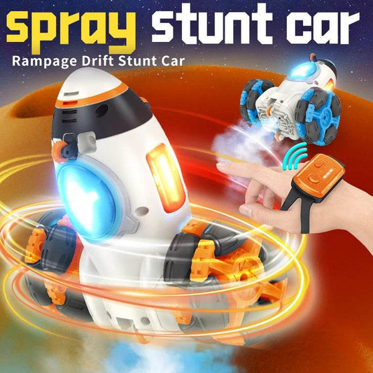 RC Gesture-Controlled Stunt RC Car with Lights and Spray Effects - ToylandEU