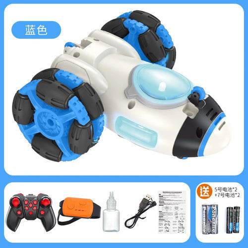 RC Gesture-Controlled Stunt RC Car with Lights and Spray Effects - ToylandEU