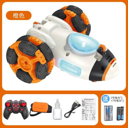 RC Gesture-Controlled Stunt RC Car with Lights and Spray Effects - ToylandEU