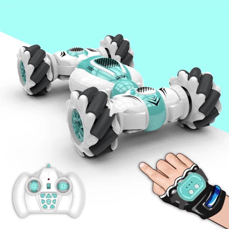 RC Gesture Sensing Kids Stunt Car - 4WD Drift Toy with 360° Rotation and 2.4GHz Remote Control - ToylandEU