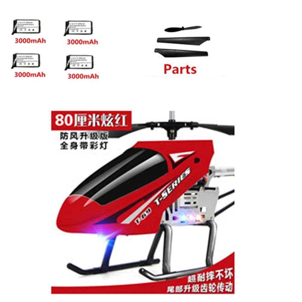 RC Giant 80cm Alloy RC Helicopter - Ultimate Outdoor Fun for Kids! - ToylandEU