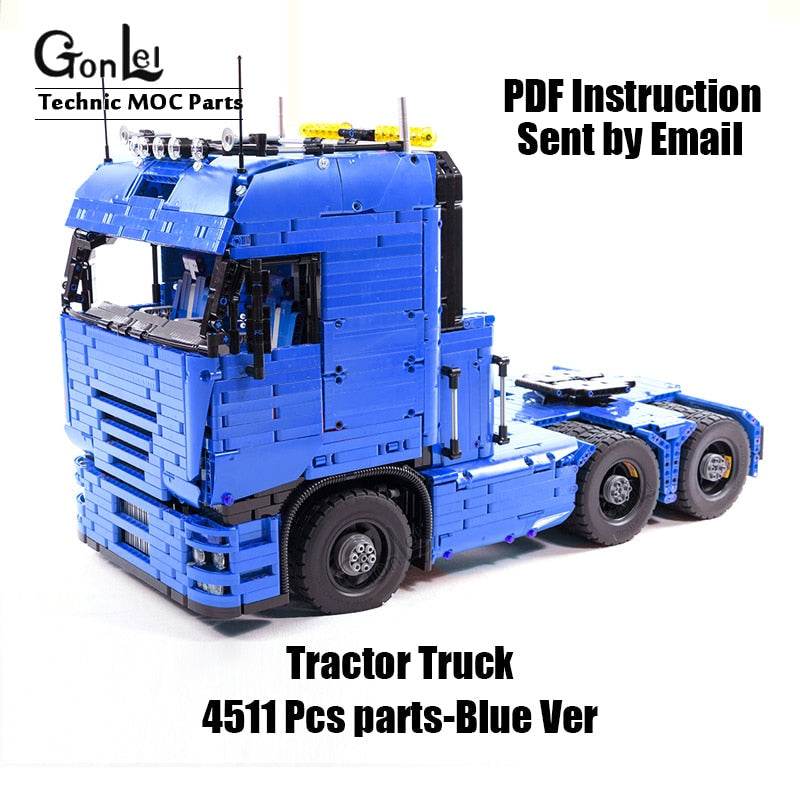 RC GonLeI TechnoTractor Build & Play RC Truck Kit for Kids - Ages 7 & Up - ToylandEU