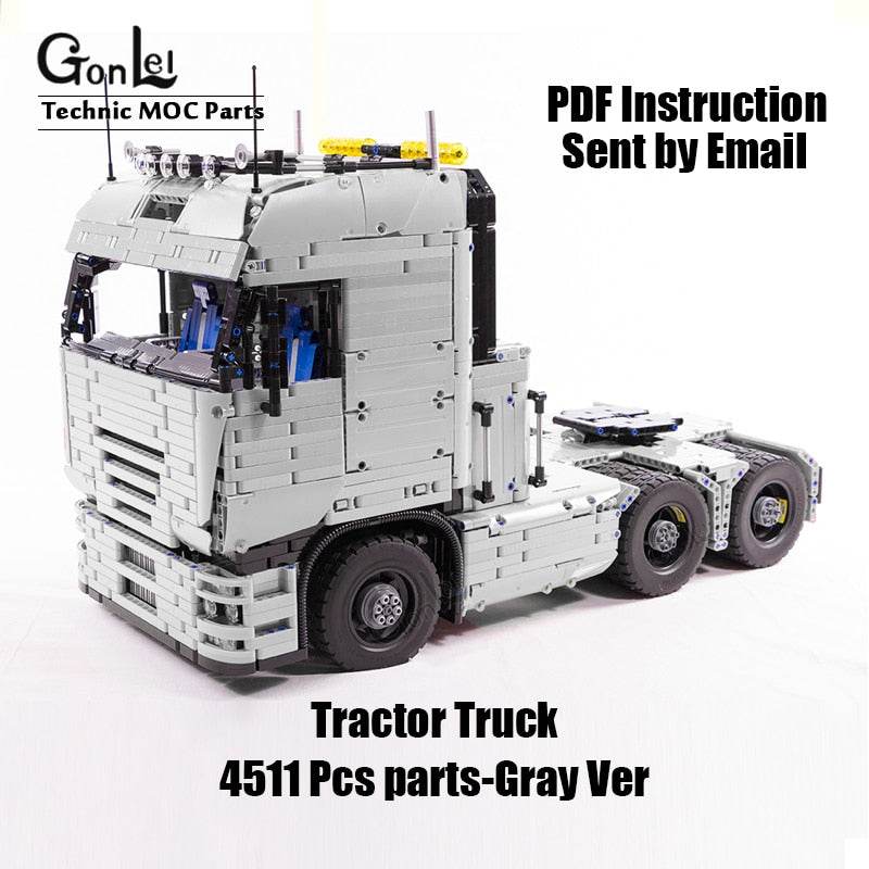 RC GonLeI TechnoTractor Build & Play RC Truck Kit for Kids - Ages 7 & Up - ToylandEU