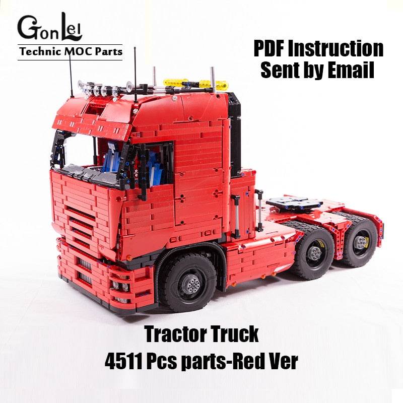 RC GonLeI TechnoTractor Build & Play RC Truck Kit for Kids - Ages 7 & Up - ToylandEU