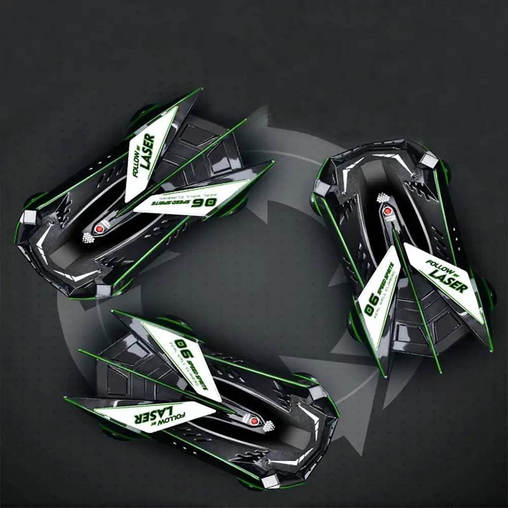 RC Gravity-Defying LED Laser RC Car - Wall Climber with Remote Control - ToylandEU