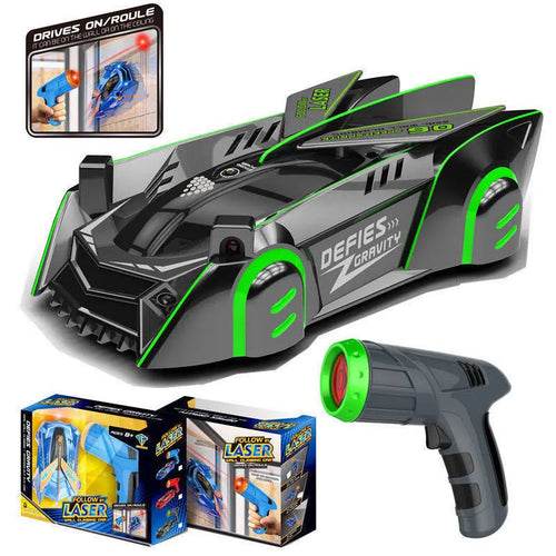RC Gravity-Defying Wall Climbing RC Car with LED Lights & Stunts - ToylandEU