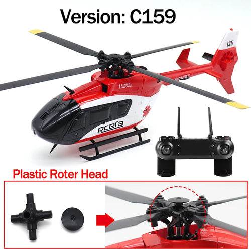 RC Gyro-Stabilized EC-135 RC Helicopter - Perfect for Beginners! - ToylandEU