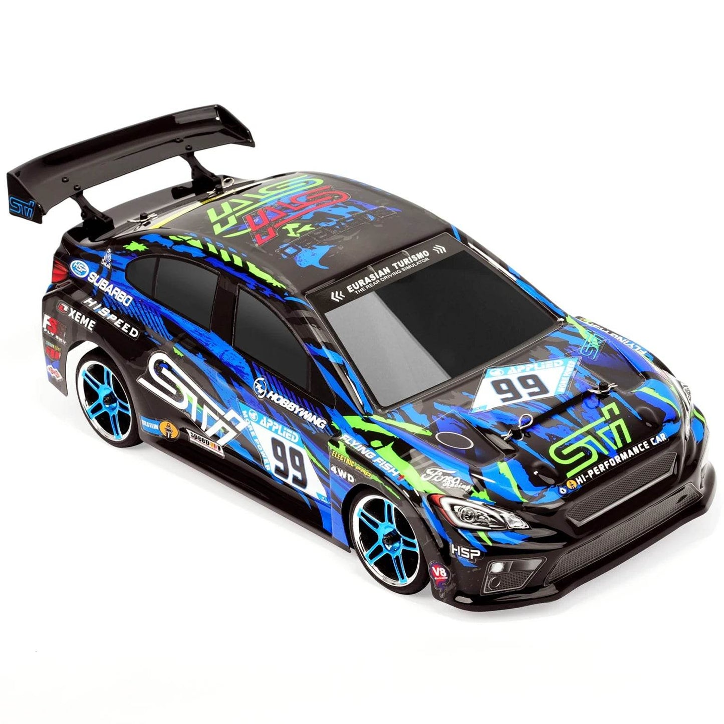 RC HSP FlyingFish 94123: High-Speed 4WD Electric Drift RC Car - ToylandEU