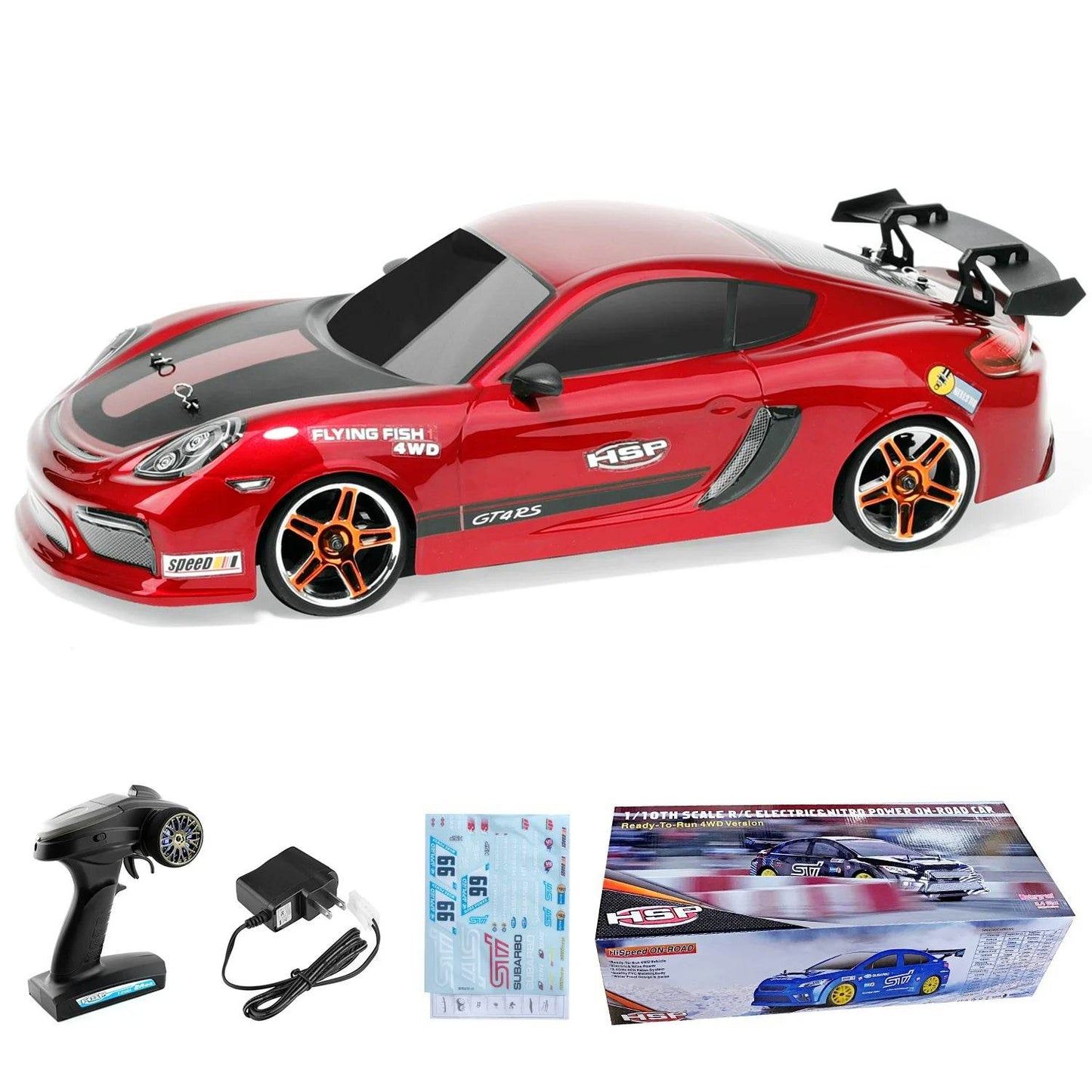 RC HSP FlyingFish 94123: High-Speed 4WD Electric Drift RC Car - ToylandEU