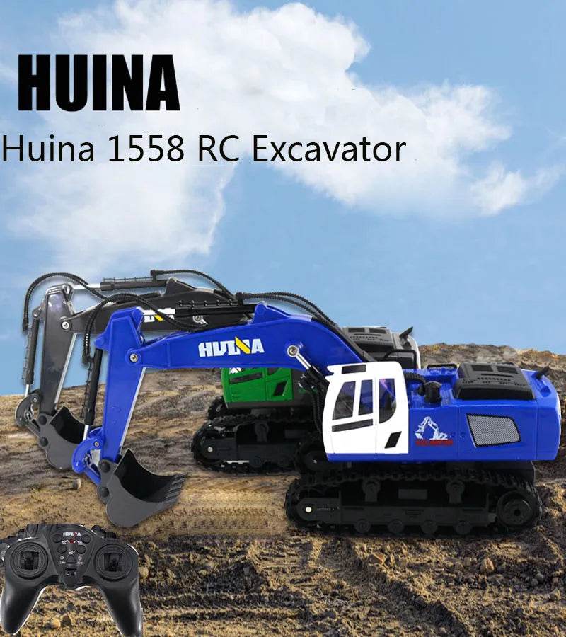 RC Heavy Duty 1:14 Scale RC Excavator Truck - Ultimate 2.4G Remote Control - ToylandEU
