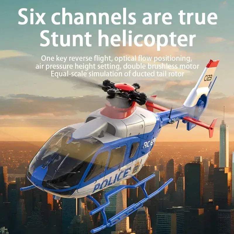 RC Helicopter Brushless Direct Drive 6CH Aileron For Stable Flight - ToylandEU