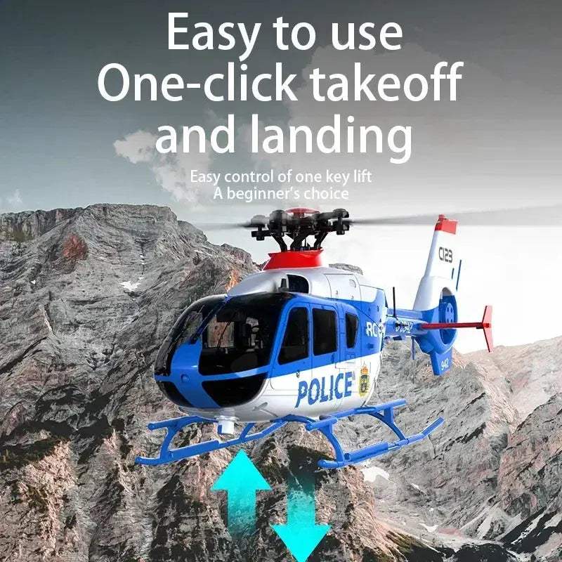 RC Helicopter Brushless Direct Drive 6CH Aileron For Stable Flight - ToylandEU