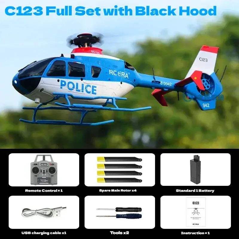 RC Helicopter C123 EC135 Scale With Inverted Stunt - ToylandEU