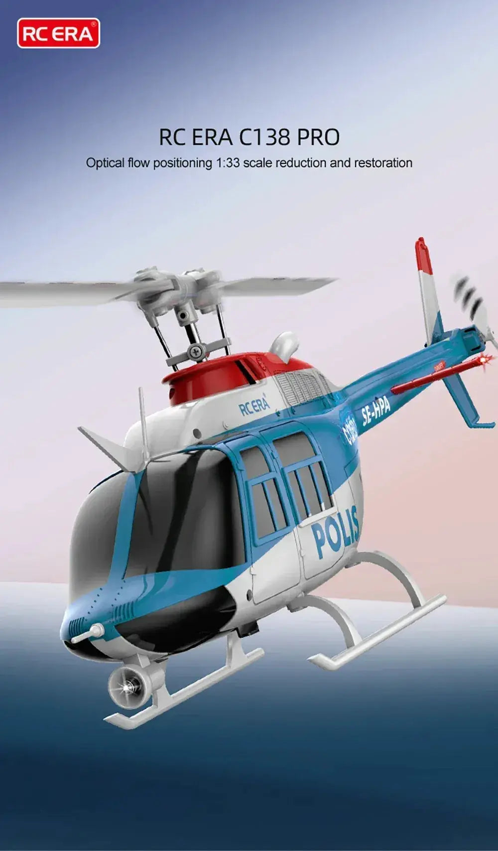 RC Helicopter C138 Pro With Optical Flow Positioning - ToylandEU