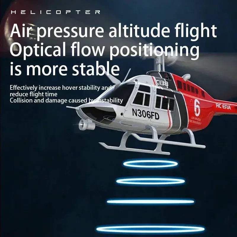 RC Helicopter With Altitude Hold For Stable Flights - ToylandEU
