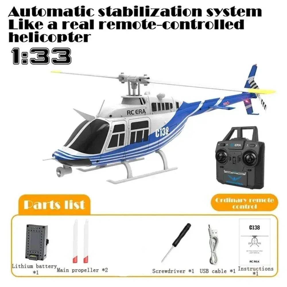 RC Helicopter With Altitude Hold For Stable Flights - ToylandEU