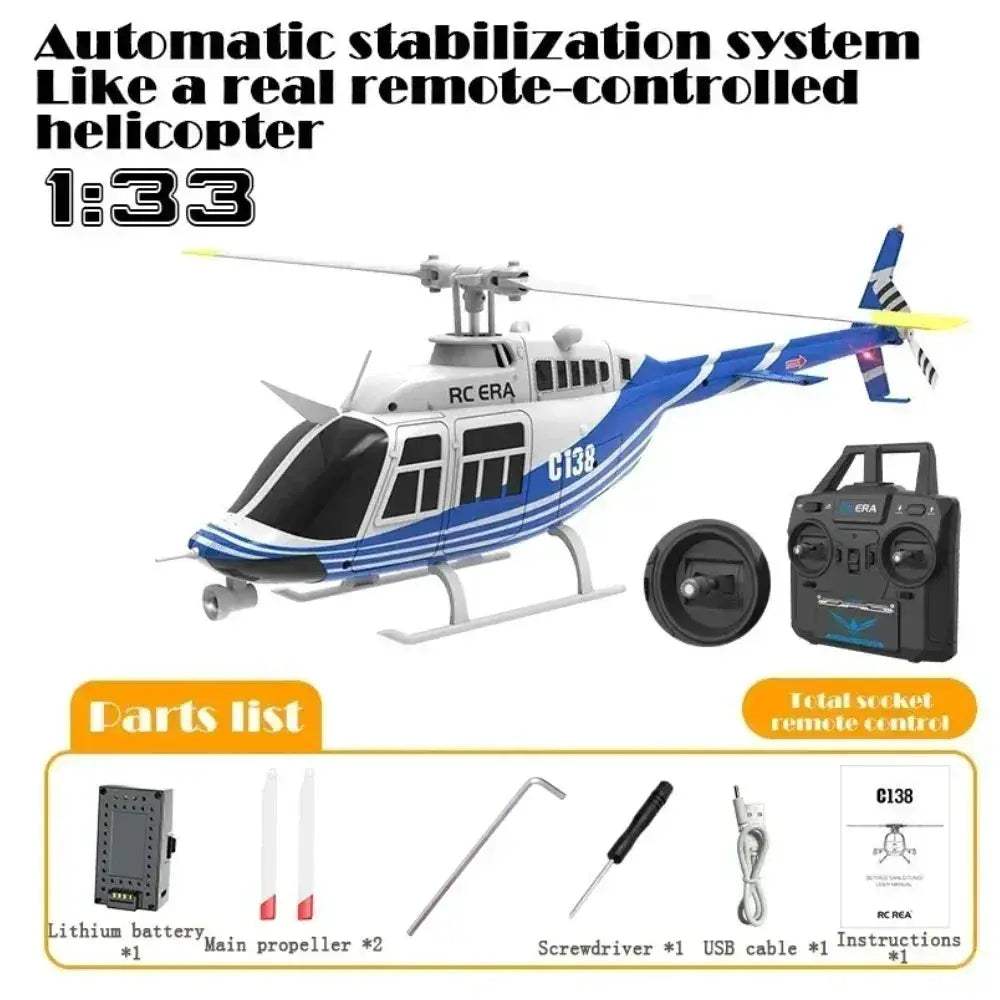 RC Helicopter With Altitude Hold For Stable Flights - ToylandEU