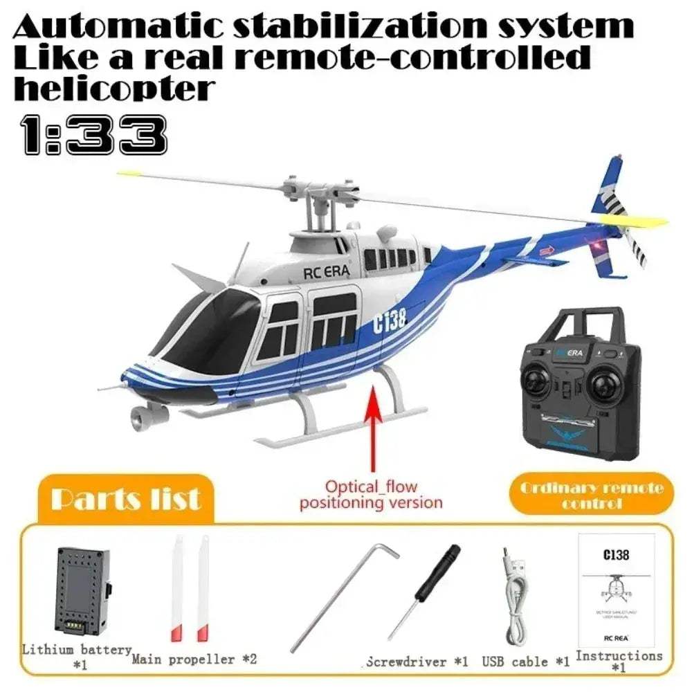 RC Helicopter With Altitude Hold For Stable Flights - ToylandEU