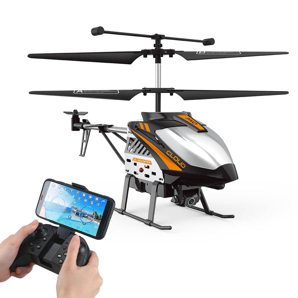 RC High-Flying Remote Control Helicopter with HD Camera and LED Lights - ToylandEU