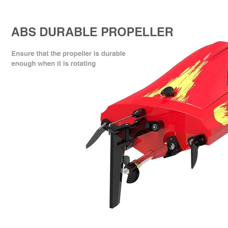 RC High-Performance Waterproof Electric RC Speedboat for Kids - 2.4GHz Remote Control Racing Boat Birthday Gift for Boys - ToylandEU