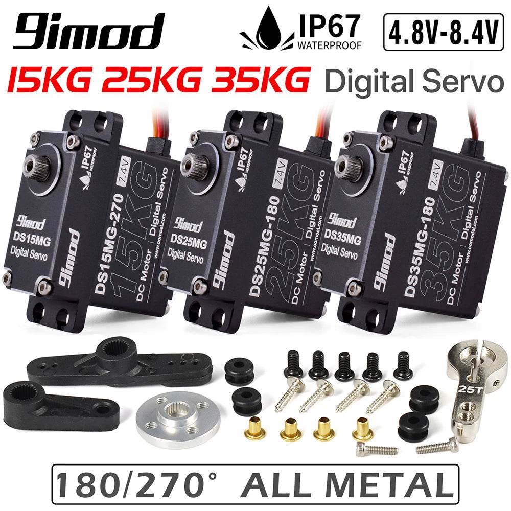 RC High Performance Waterproof Metal Gear RC Servo Motor for All Vehicles - ToylandEU