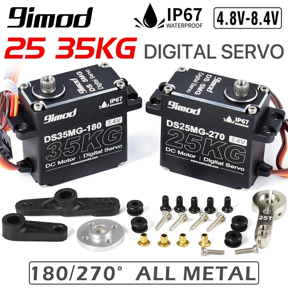 RC High Performance Waterproof Metal Gear RC Servo Motor for All Vehicles - ToylandEU