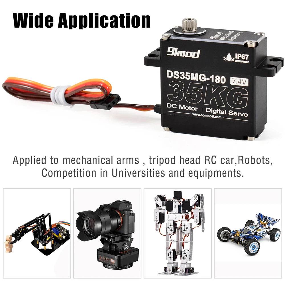 RC High Performance Waterproof Metal Gear RC Servo Motor for All Vehicles - ToylandEU
